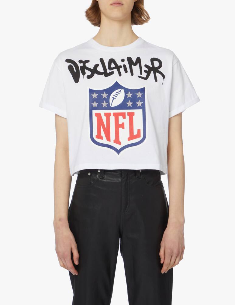 Disclaimer Maglia corta in cotone - bianco - immagine 1 Disclaimer Maglia corta in cotone - bianco - immagine 1