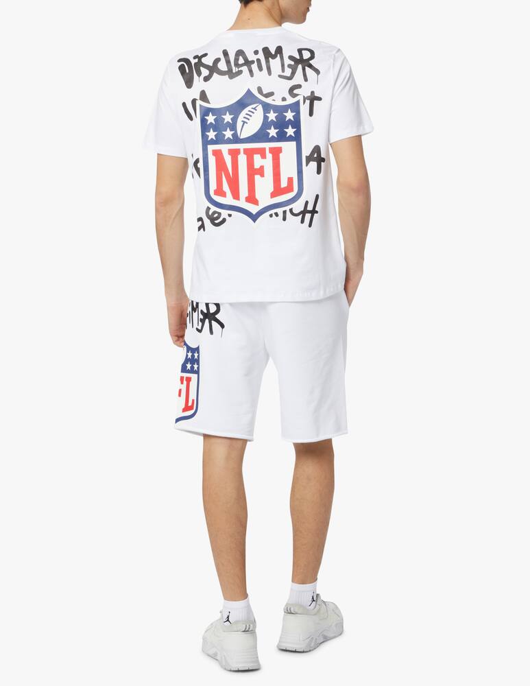 rinascente Disclaimer Maglietta girocollo nfl big back - bianco