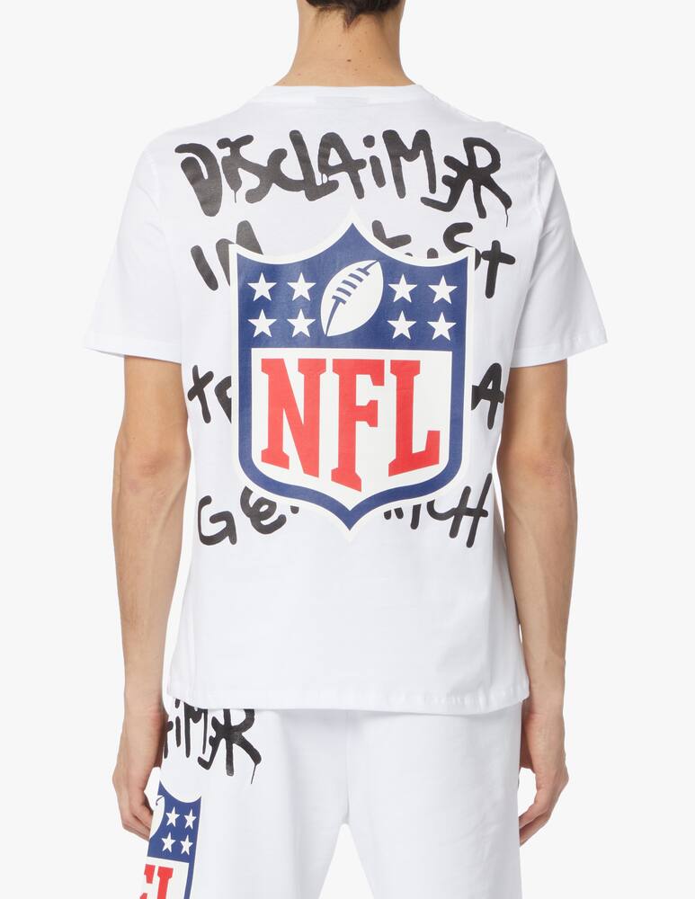 rinascente Disclaimer Maglietta girocollo nfl big back - bianco