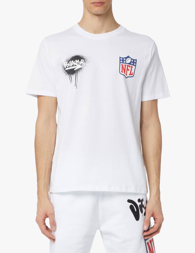 Disclaimer Maglietta girocollo nfl big back - bianco - immagine 1 Disclaimer Maglietta girocollo nfl big back - bianco - immagine 1