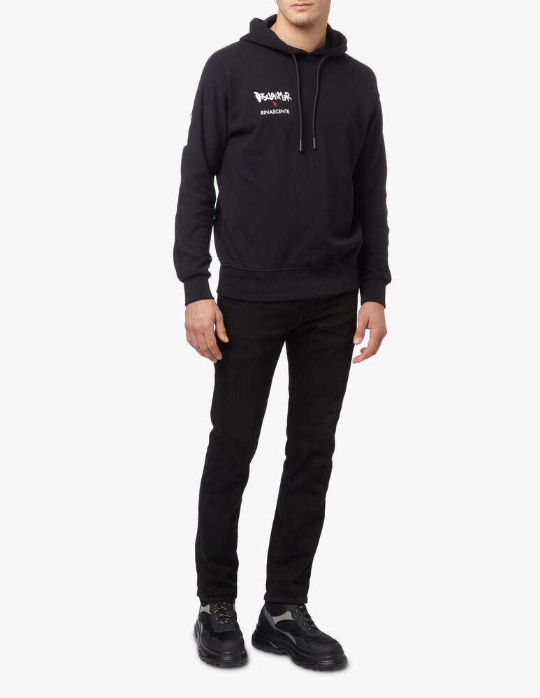 rinascente Disclaimer Cotton hoodie