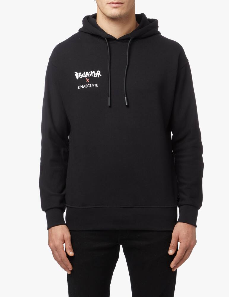 rinascente Disclaimer Cotton hoodie