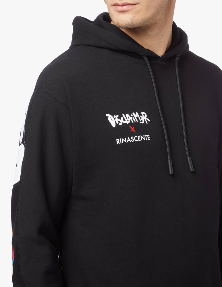 rinascente Disclaimer Cotton hoodie