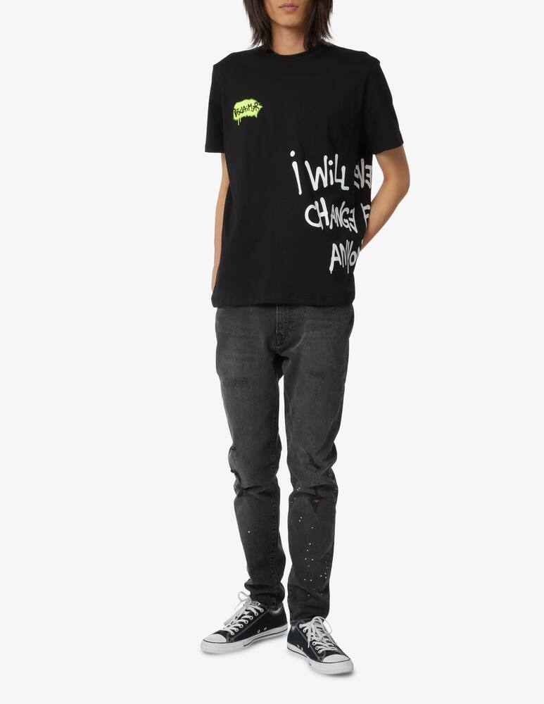 rinascente Disclaimer Maglietta con logo - Nero