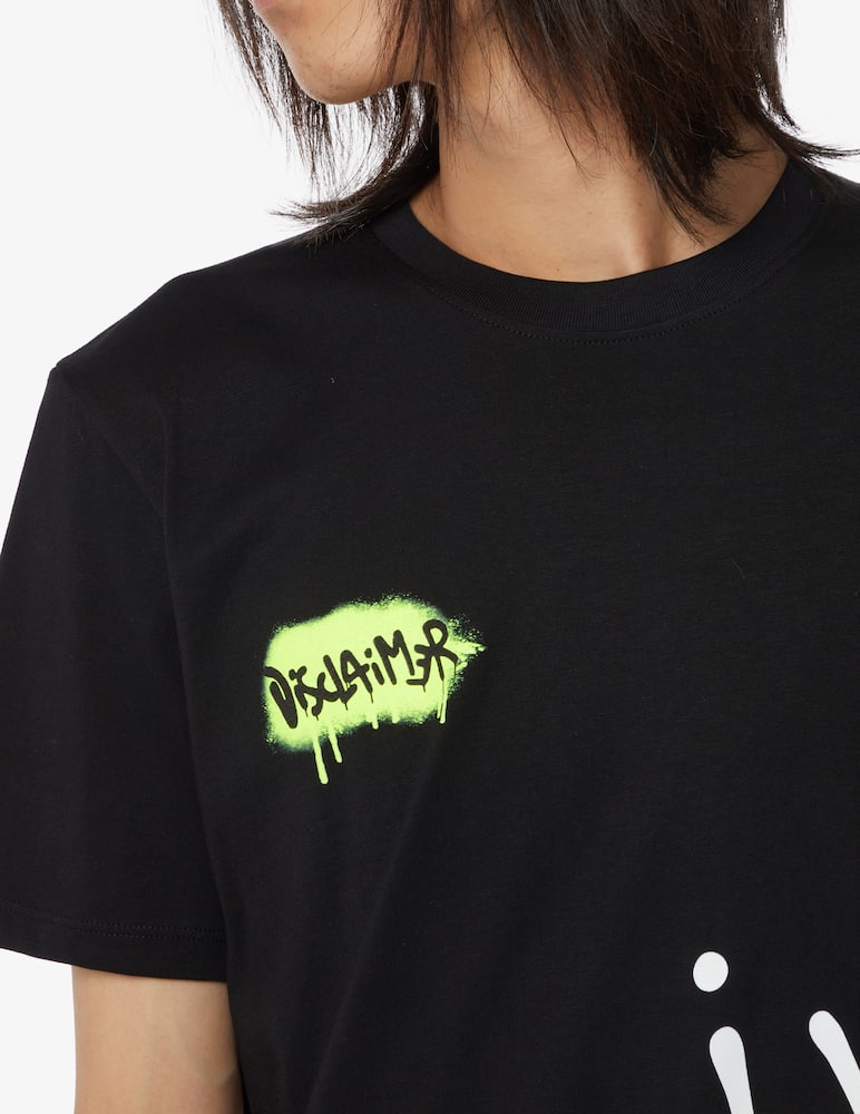 rinascente Disclaimer Maglietta con logo - Nero