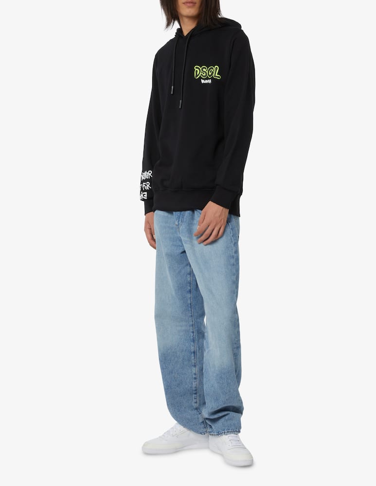 rinascente Disclaimer Logo hoodie - Black