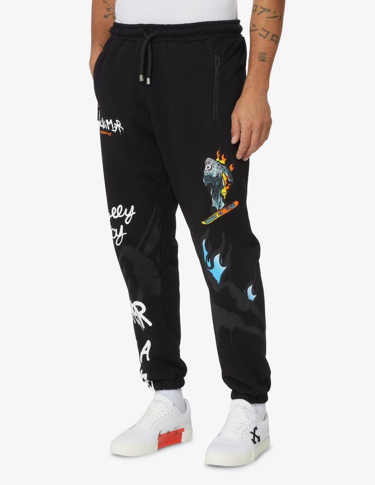 rinascente Disclaimer Pantaloni di tuta yeti mountain - Nero