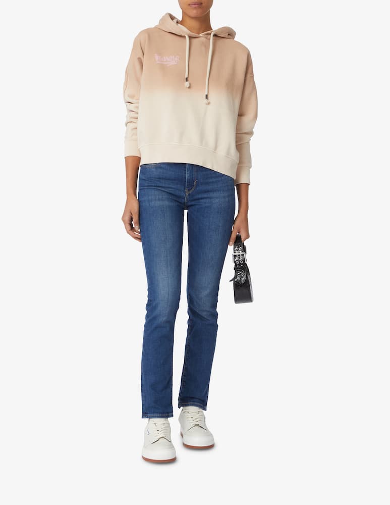 Disclaimer Cotton shaded hoodie - Beige - picture 2 Disclaimer Cotton shaded hoodie - Beige - picture 2