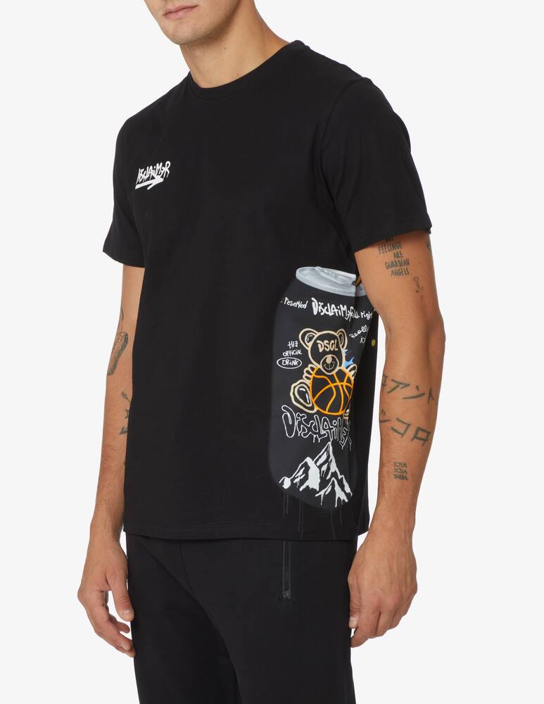 rinascente Disclaimer Maglietta in cotone - Nero