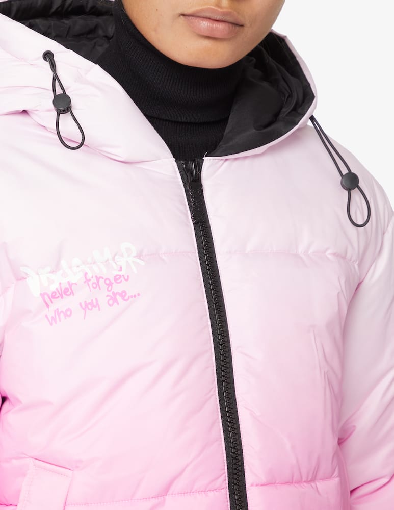 Disclaimer Basic shaded padded jacket - Pink - picture 4 Disclaimer Basic shaded padded jacket - Pink - picture 4
