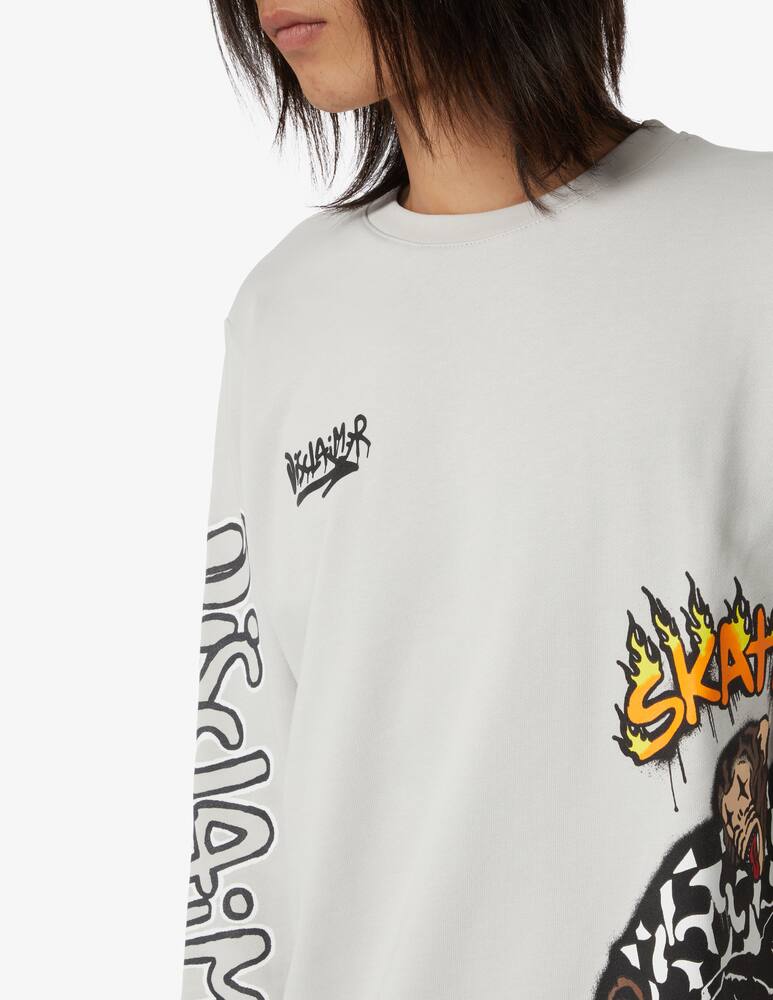 rinascente Disclaimer Skate sweatshirt - Grey