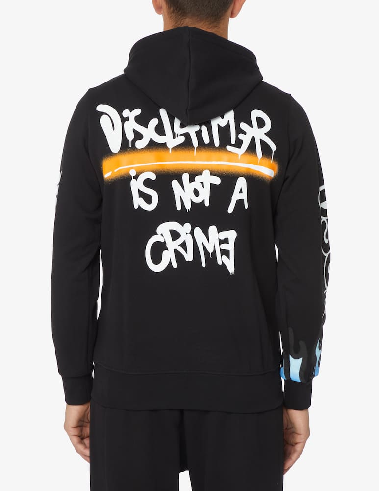 rinascente Disclaimer Felpa con cappuccio con logo - Nero