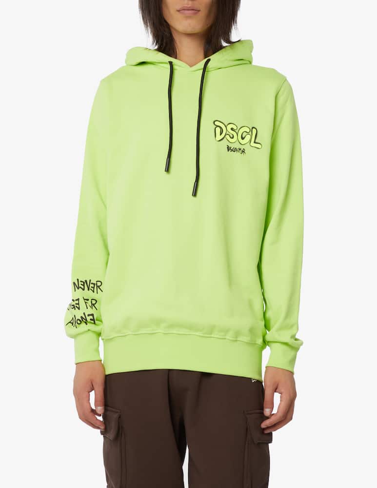 Disclaimer Logo hoodie - Green - picture 1 Disclaimer Logo hoodie - Green - picture 1