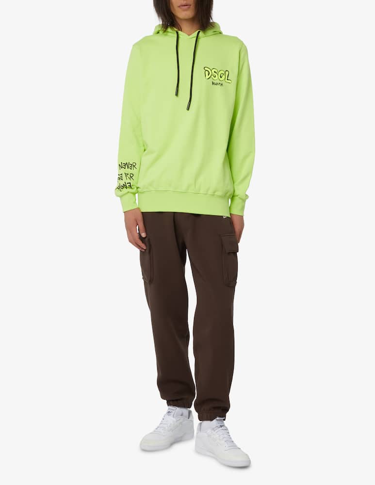 Disclaimer Logo hoodie - Green - picture 2 Disclaimer Logo hoodie - Green - picture 2