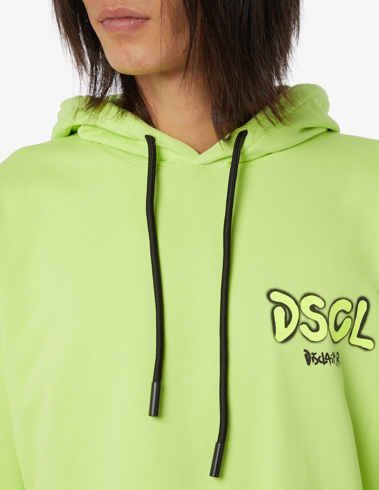 Disclaimer Logo hoodie - Green - picture 4 Disclaimer Logo hoodie - Green - picture 4