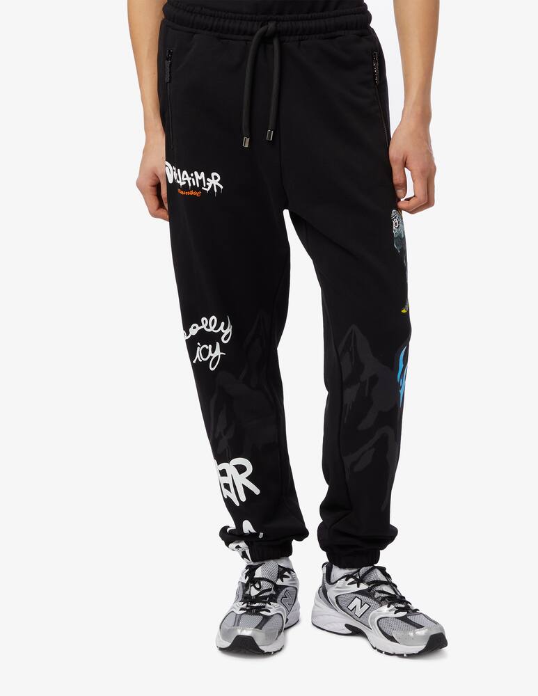 rinascente Disclaimer Pantaloni di tuta yeti mountain - Nero