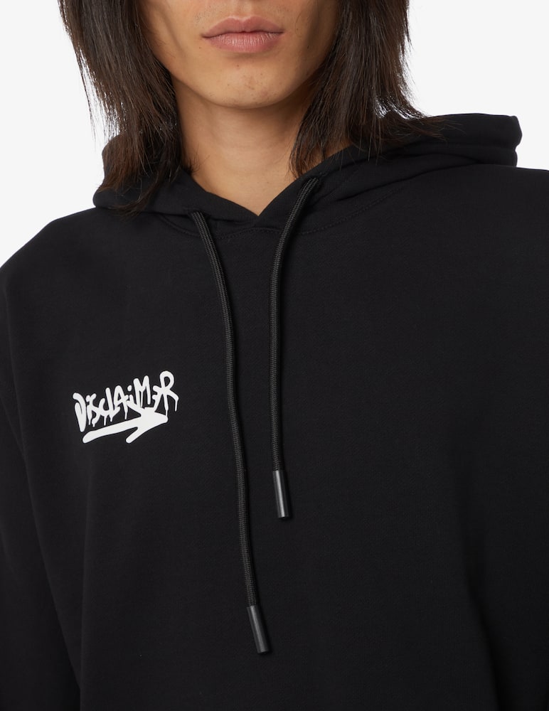 rinascente Disclaimer Felpa con cappuccio con logo - Nero