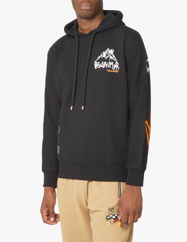 rinascente Disclaimer Logo hoodie - Black