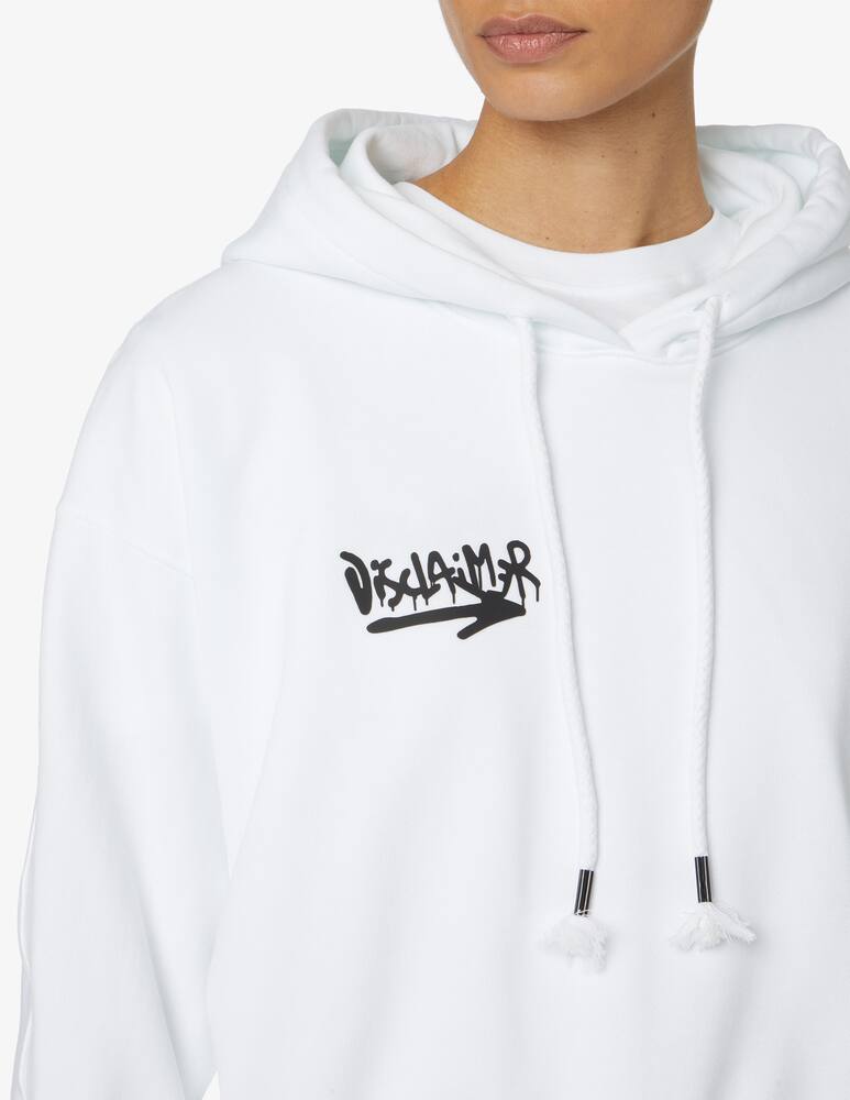 rinascente Disclaimer Felpa con cappuccio in cotone