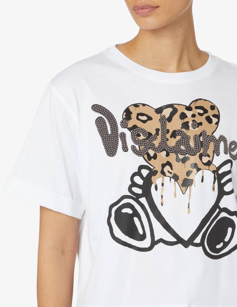 rinascente Disclaimer T-shirt in cotone - Bianco