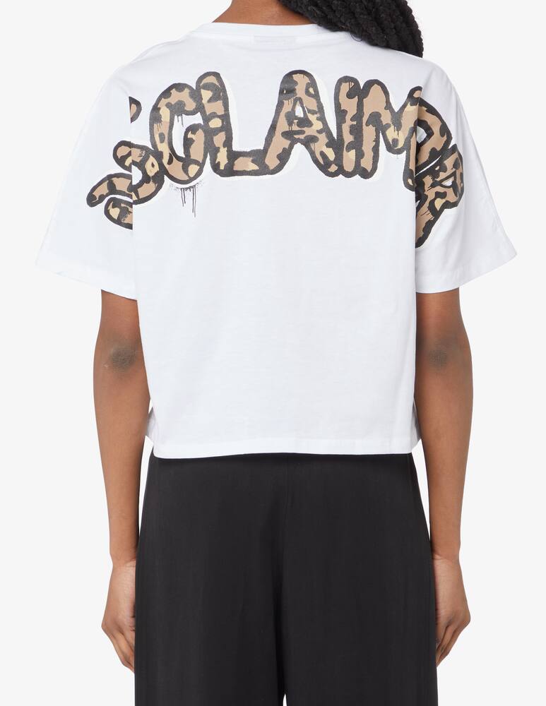 rinascente Disclaimer T-shirt in cotone - Bianco