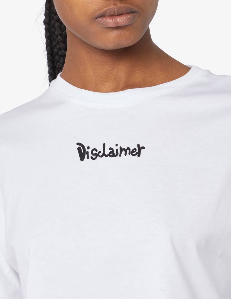 rinascente Disclaimer T-shirt in cotone - Bianco