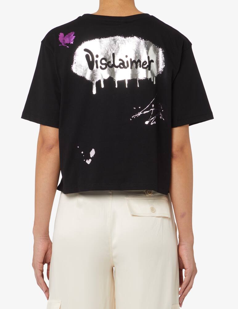 rinascente Disclaimer Cotton t-shirt - Black