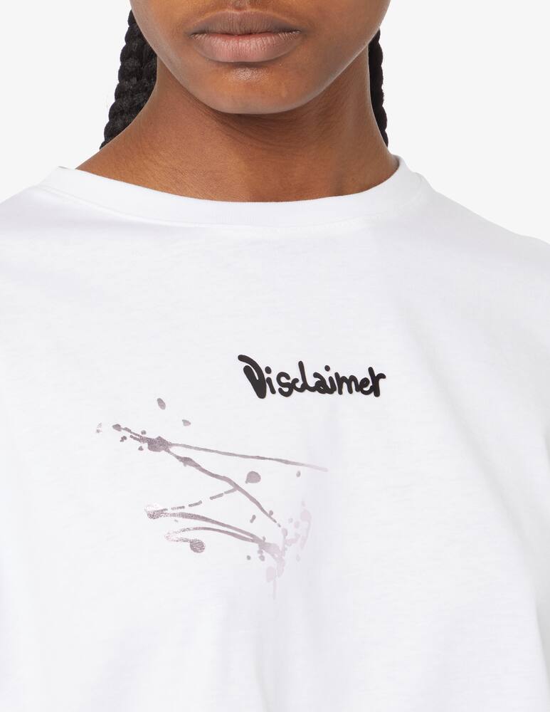 rinascente Disclaimer T-shirt in cotone - Bianco