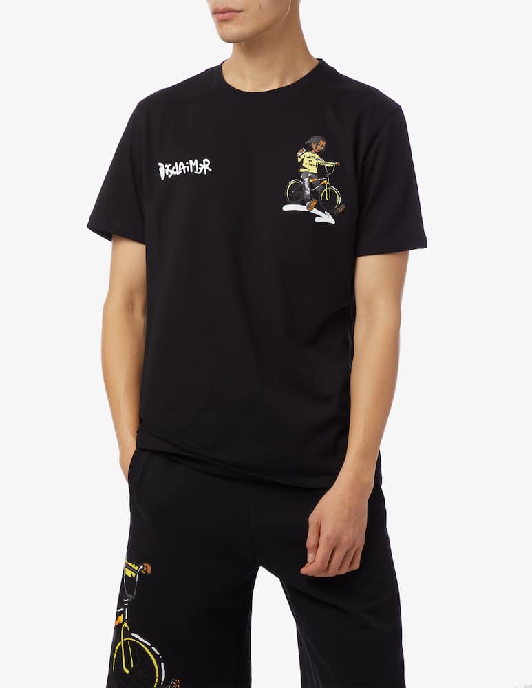 rinascente Disclaimer Hardest boy back t-shirt 