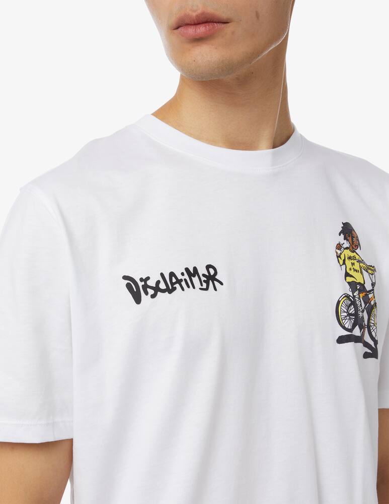 rinascente Disclaimer Hardest boy back t-shirt