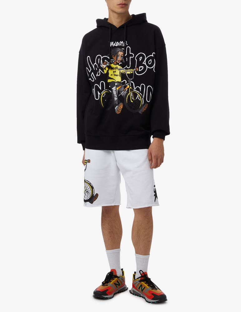 rinascente Disclaimer Boy bike hoodie 