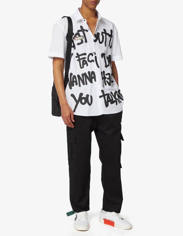 rinascente Disclaimer Camicia maniche corte con scritte 