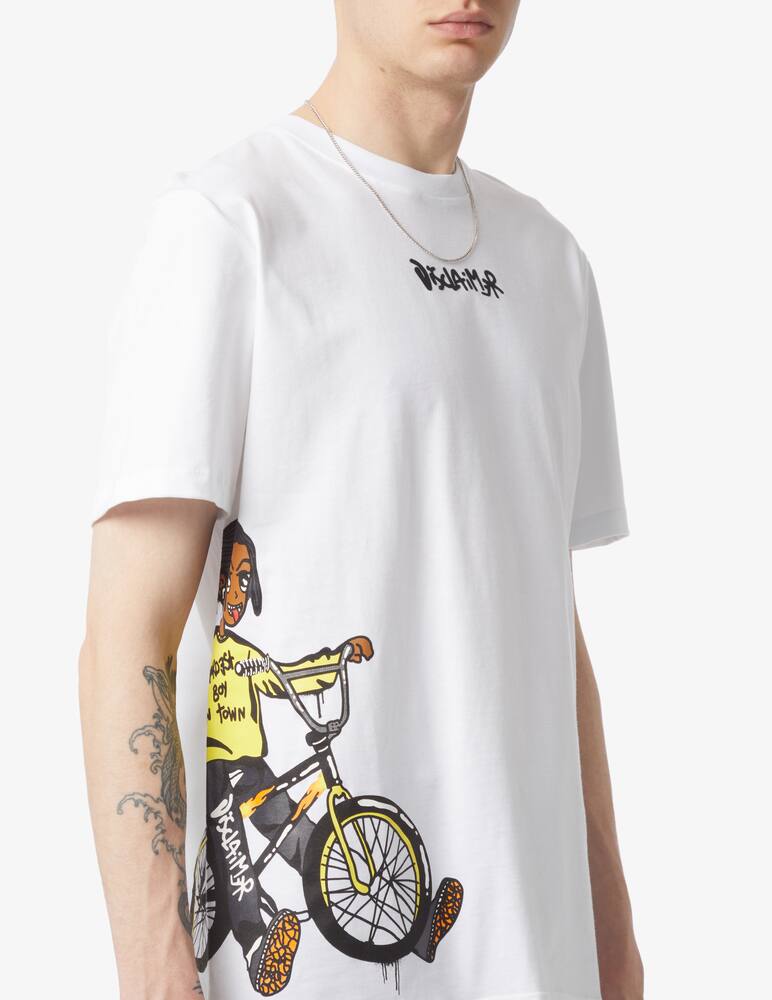rinascente Disclaimer Boy bike t-shirt