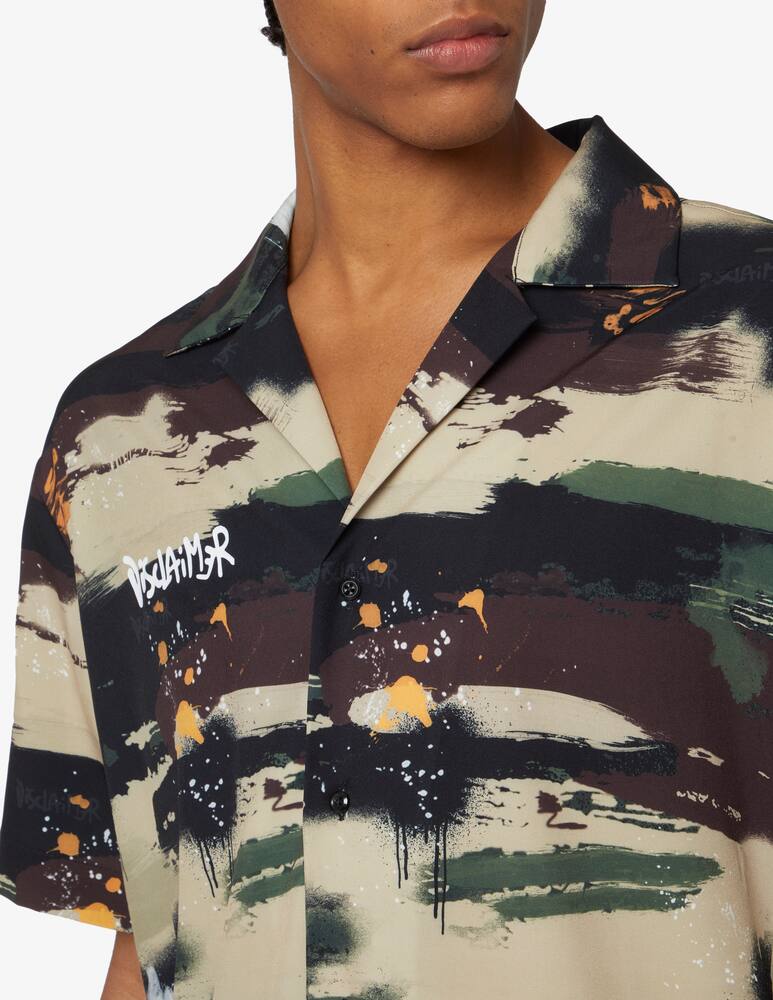 rinascente Disclaimer Camo short sleeve shirt