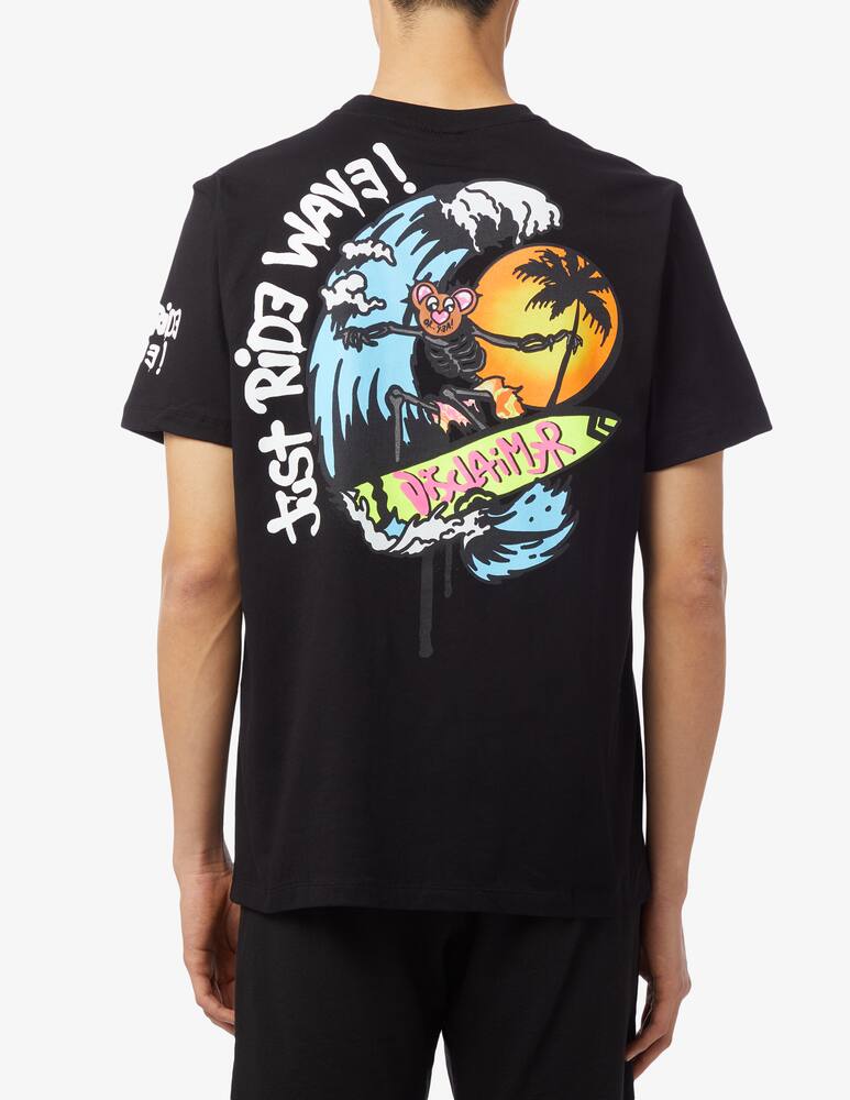 rinascente Disclaimer Maglietta surf bear wave 