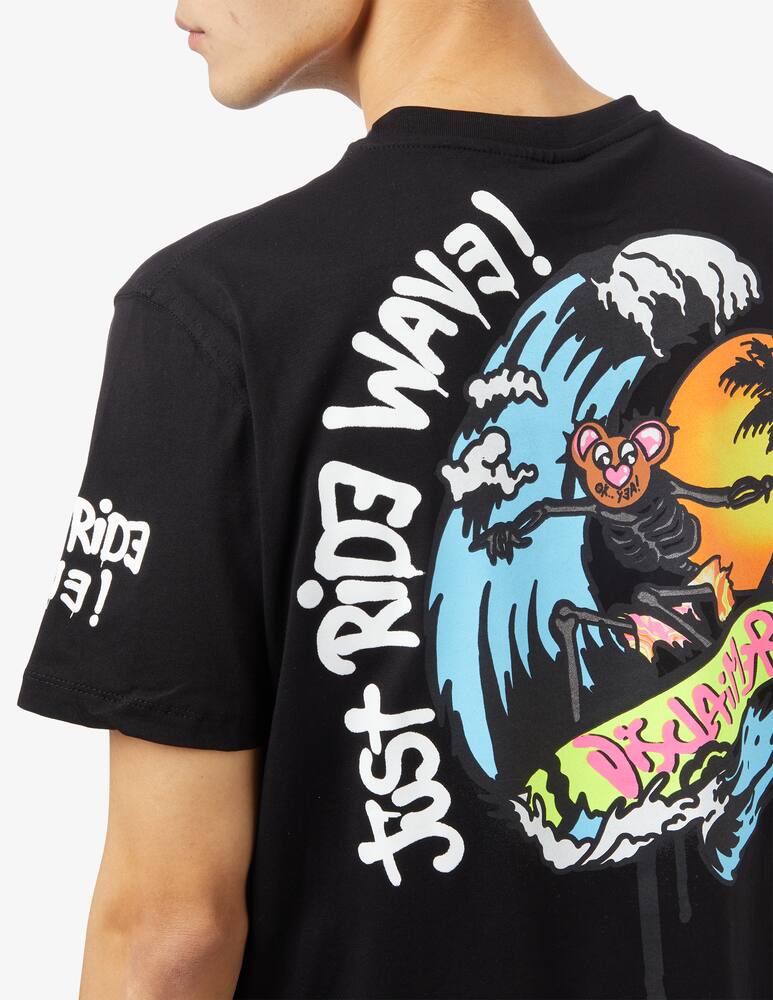 rinascente Disclaimer Maglietta surf bear wave 