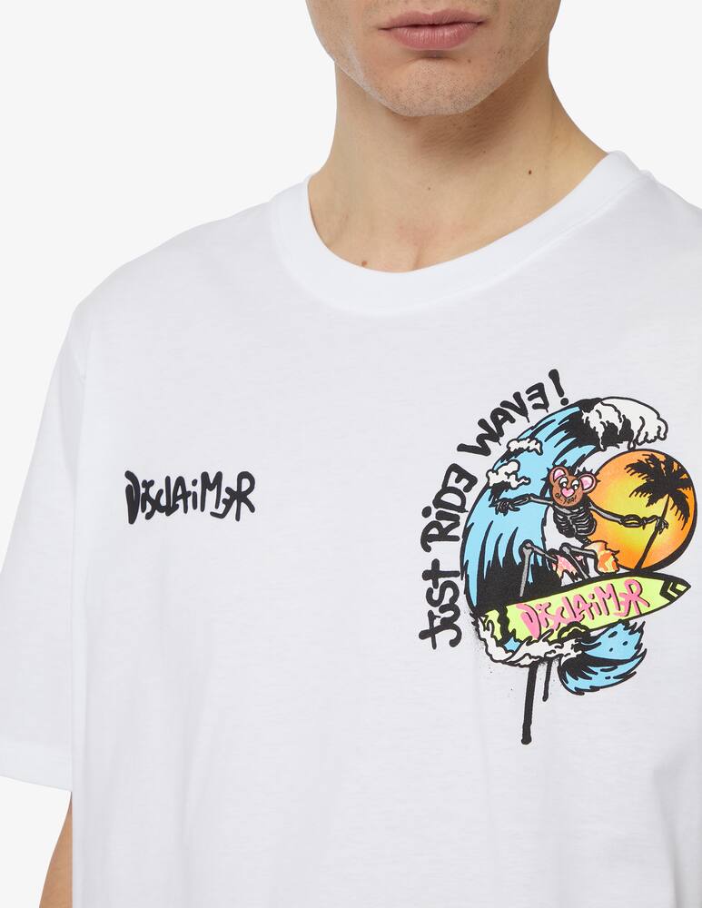 rinascente Disclaimer Magliettea surfin the hell 