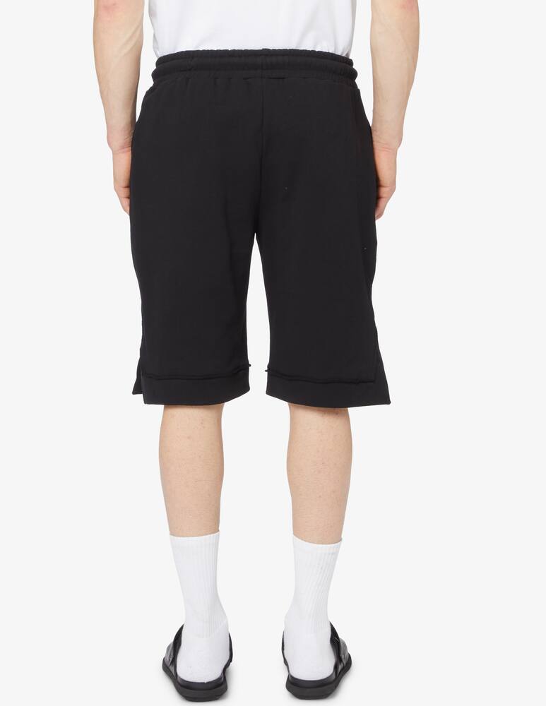rinascente Disclaimer Fleece logo shorts 