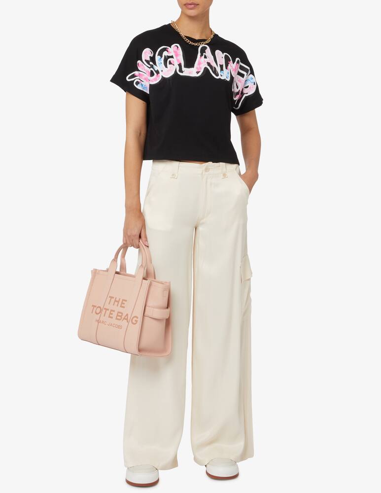 rinascente Disclaimer T-shirt in cotone - Nero