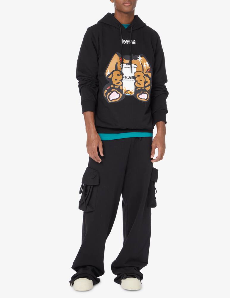 rinascente Disclaimer Felpa con cappuccio in cotone - Nero