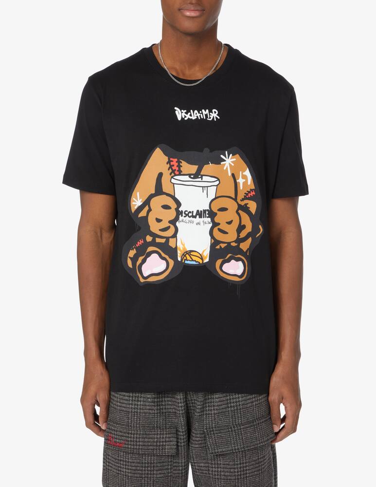 rinascente Disclaimer Maglietta in cotone - Nero