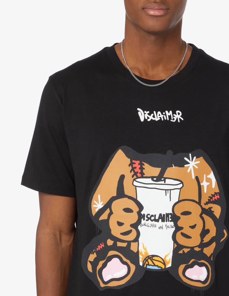 rinascente Disclaimer Maglietta in cotone - Nero