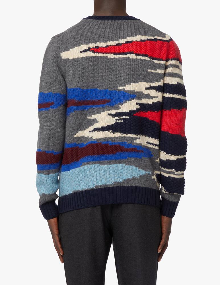 rinascente Missoni Jacquard camo knitwear