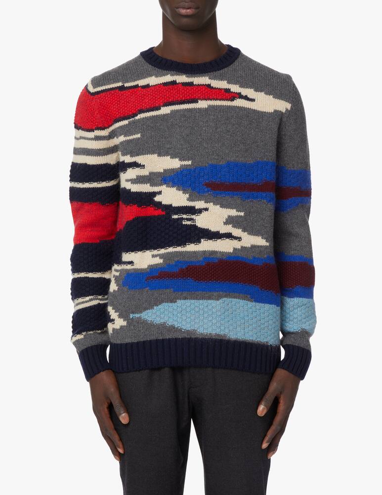 rinascente Missoni Jacquard camo knitwear