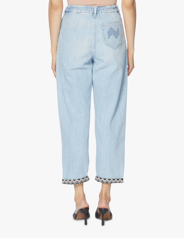 rinascente Missoni Cotton trousers - light blue