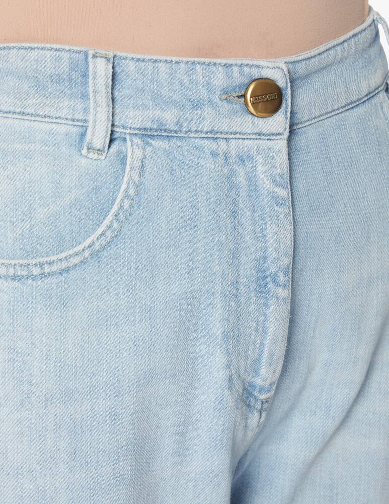 rinascente Missoni Cotton trousers - light blue