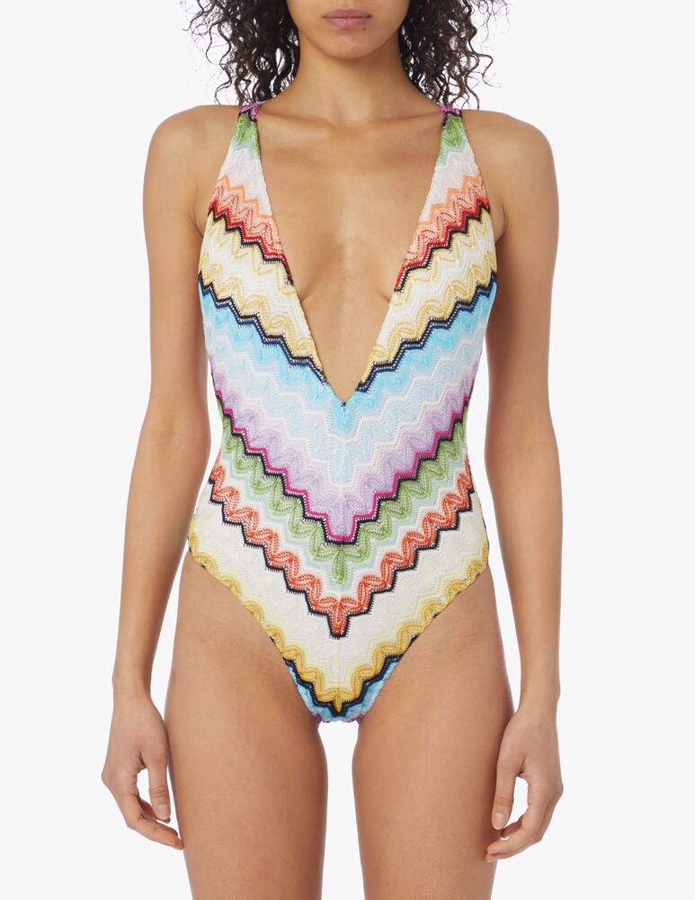 rinascente Missoni Costume intero in macramè - multicolor