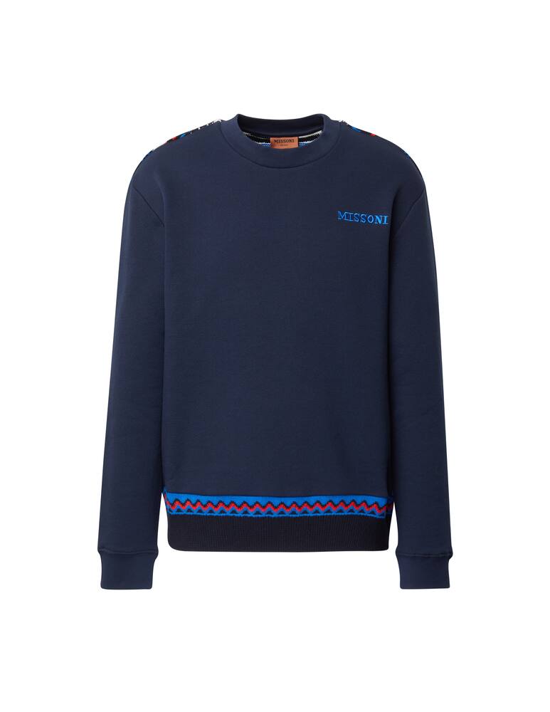 rinascente Missoni Roundneck sweatshirt - blue