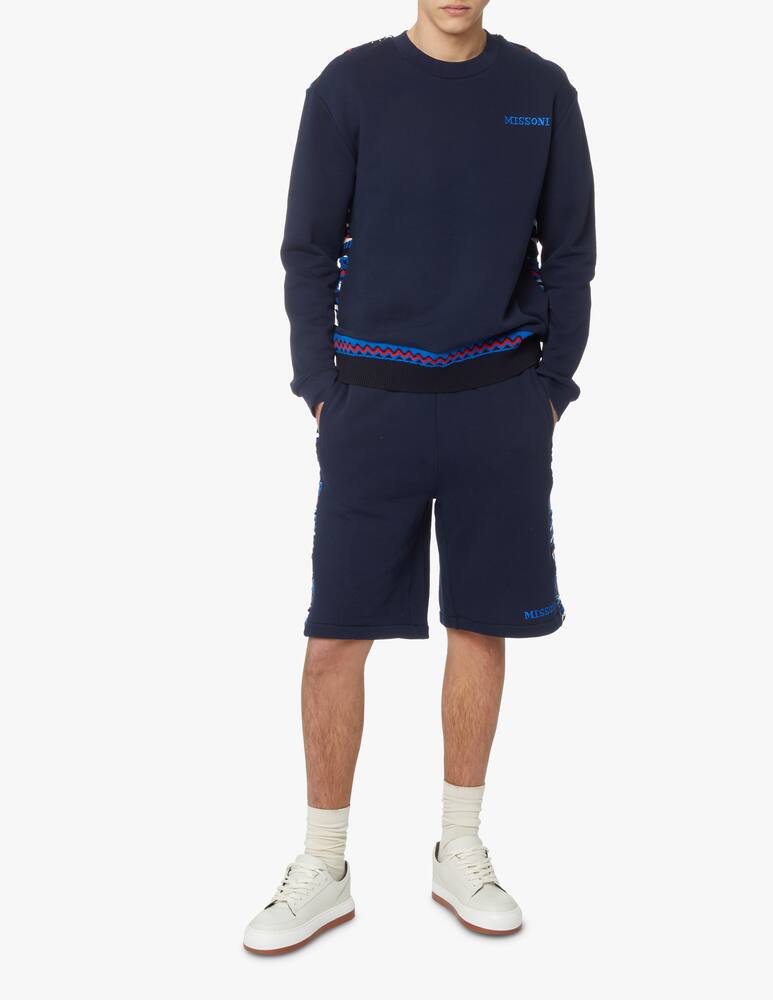 rinascente Missoni Roundneck sweatshirt - blue