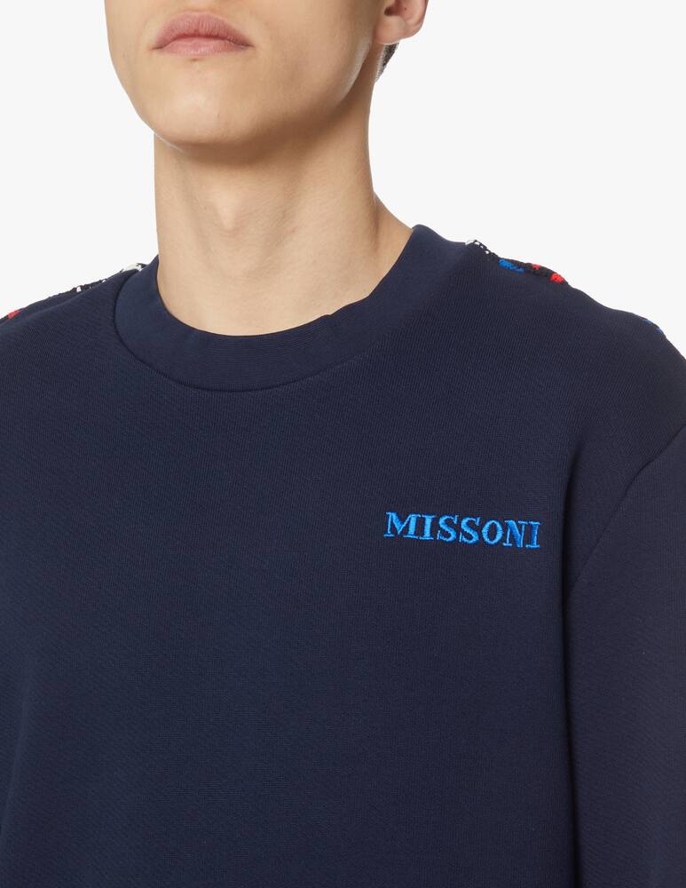 rinascente Missoni Roundneck sweatshirt - blue
